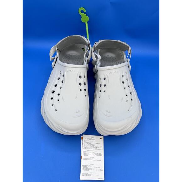 NEW Crocs Echo Clog Casual Clogs Atmosphere Grey 207937-1FT Mens Sizes Tried On - Picture 1 of 5